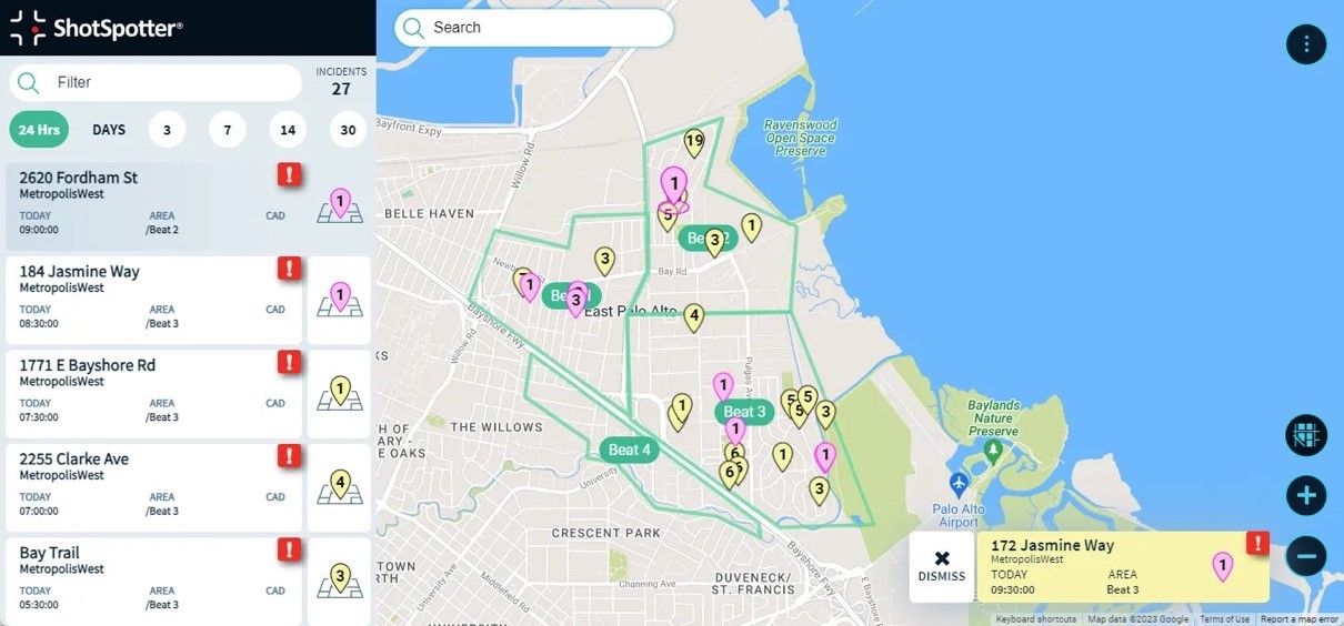 Optimal Gunshot Tracking for Understaffed Law Enforcement